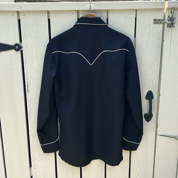 H Bar C Vintage California Ranchwear El Dorado Collection Western Sz 14 1/2 - Picture 4 of 5